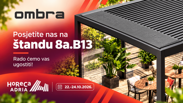 OMBRA vas vabi na Horeca Adria 2026